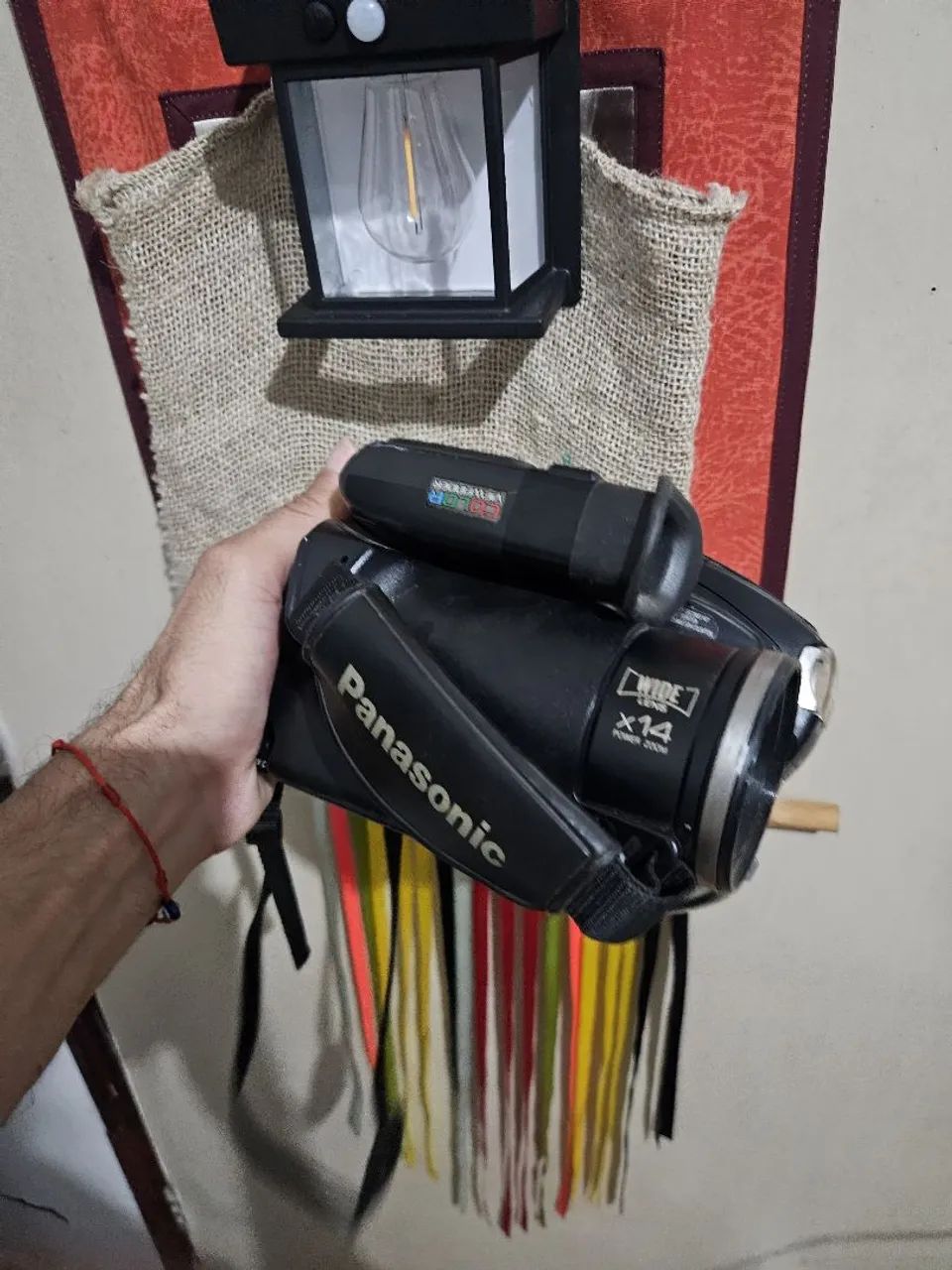 Filmadora Panasonic Palmcorder VHS-C RJ27 - Retrô/Vintage - Foto 4