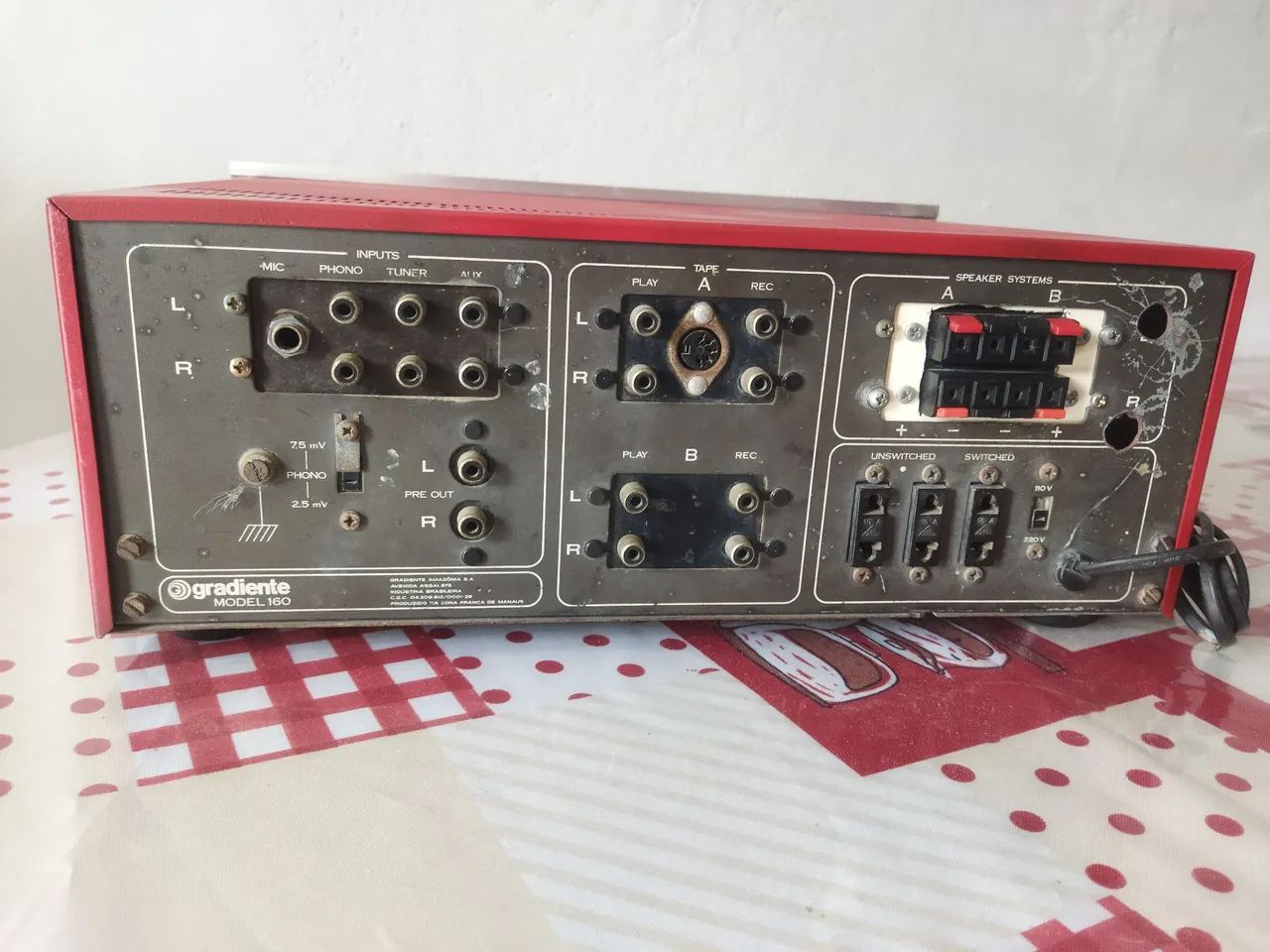 Amplificador integrado Gradiente Model 160 (Mossoró/RN) - Foto 3