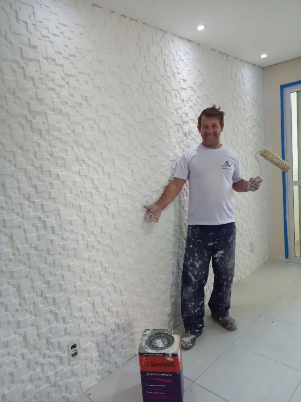 Pintor de apartamento entrega pra imobiliária 