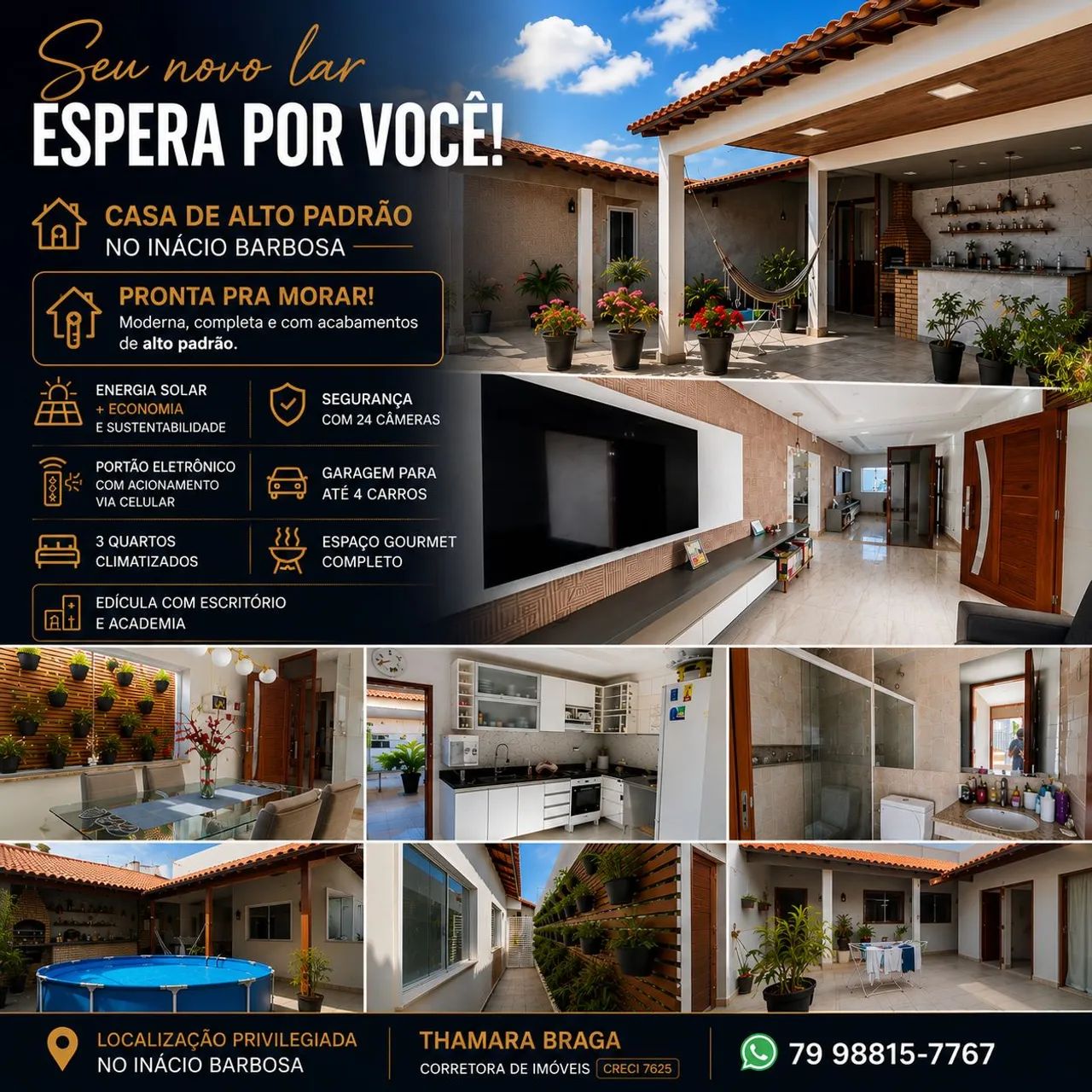 CASA NO INÁCIO BARBOSA PRONTA PARA MORAR