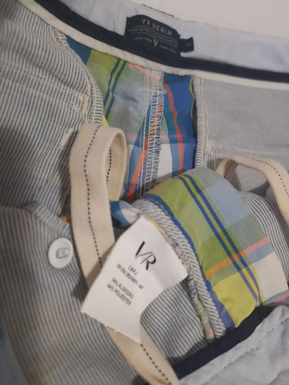 Bermuda Xadrez marca VR novinha - Foto 4