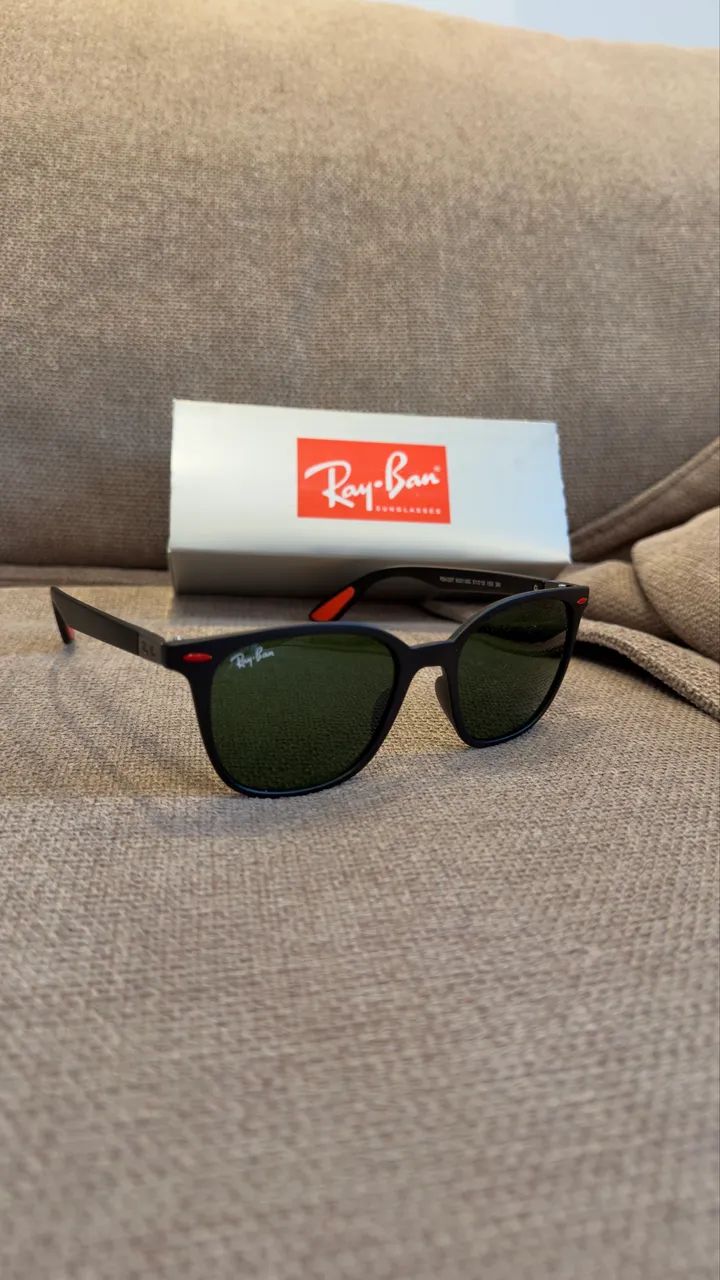 Óculos de sol masculino Ray Ban Ferrari 