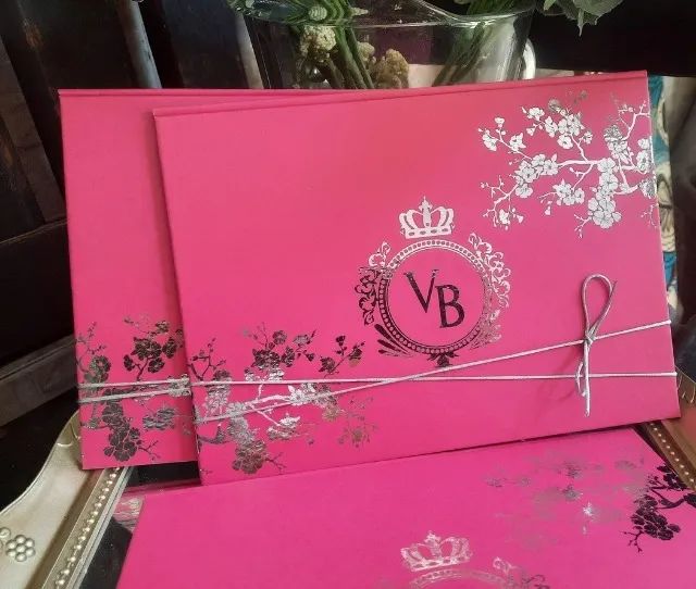 Convite de 15 anos rosa e prata - Foto 2