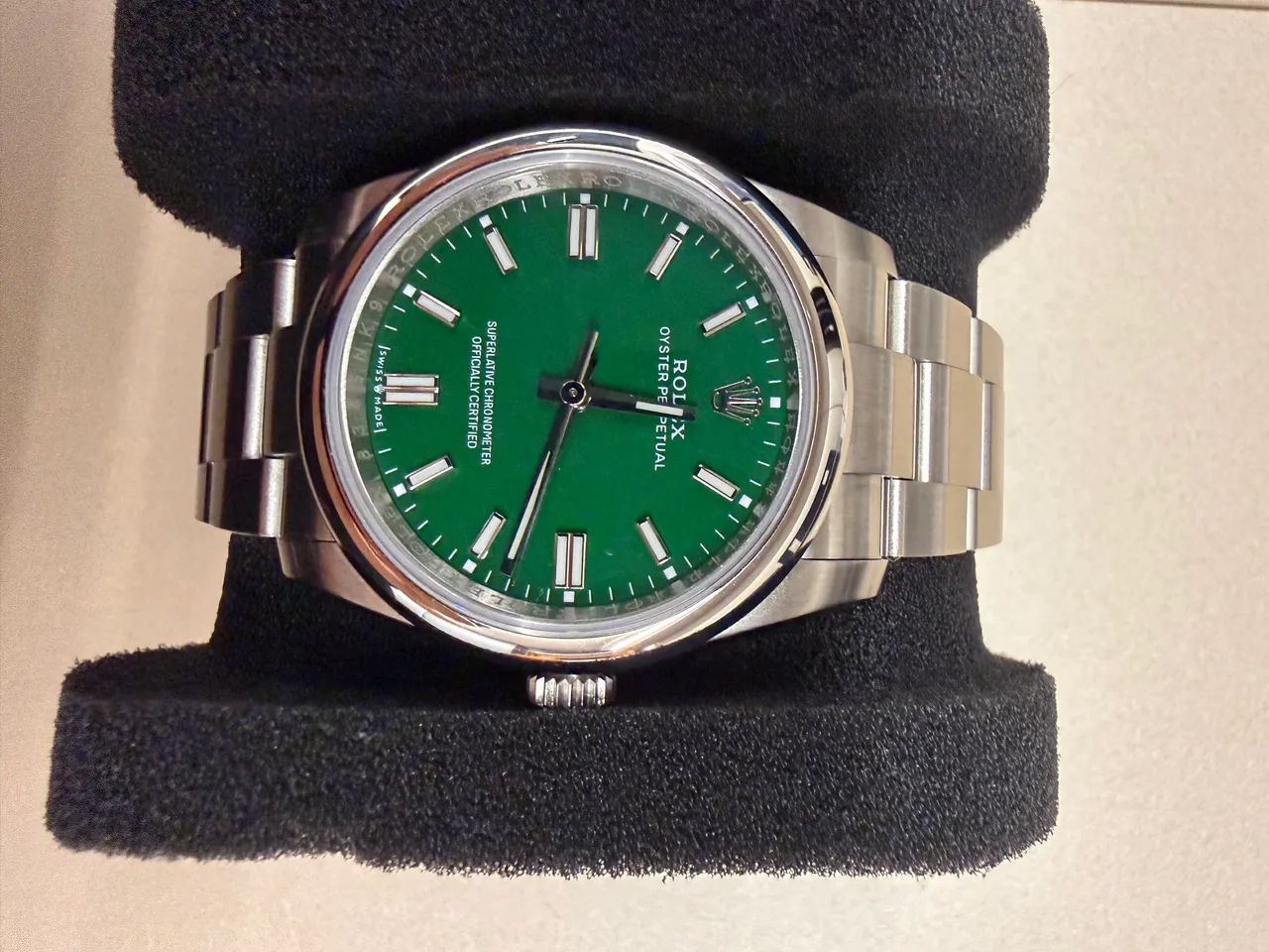Oyster perpetual green dial 36mm - Foto 5
