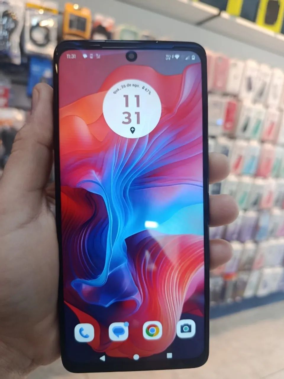 ? Moto G04s 128GB 4GB RAM  + Capa, Película e Cabo - Foto 3
