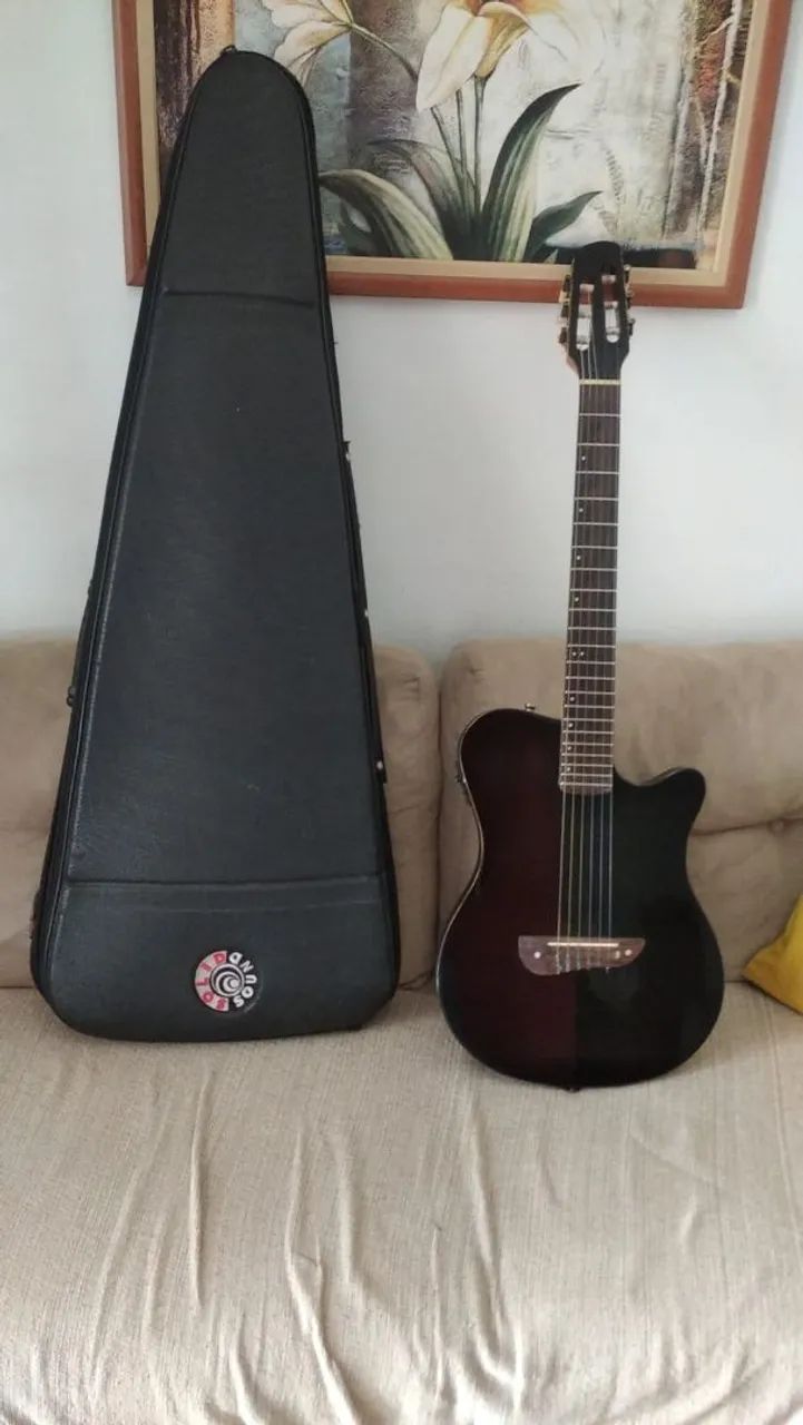 Violão Gianinni Stage - corpo maciço. Tem preço!!! - Foto 2