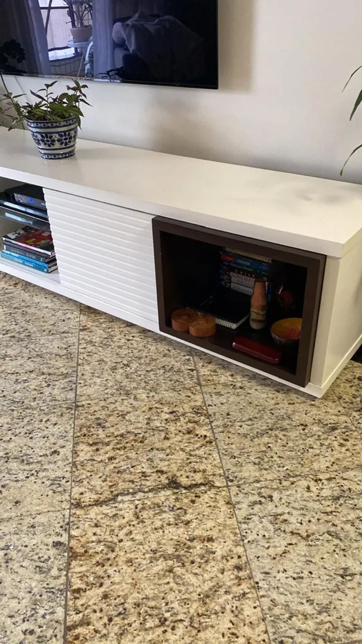 Rack branco laqueado