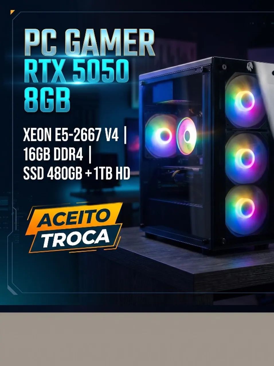 Troco Desktop Gamer - Foto 3