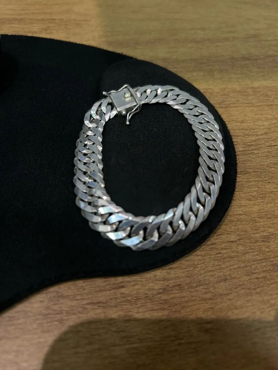 Pulseira 13 mm prata 925 - Foto 4