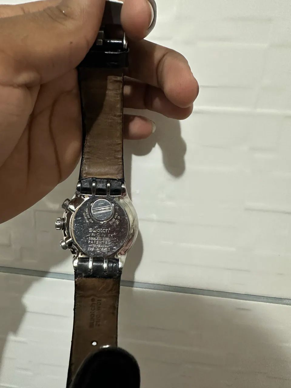 Swatch pulseira couro - Foto 4