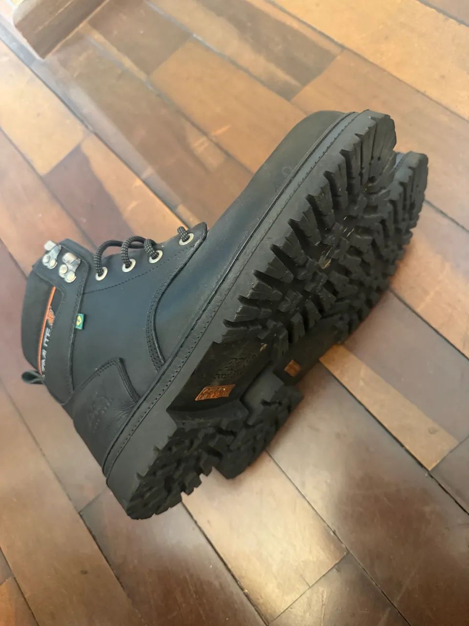 ? BOTA AZIMUTE PRO WORK BOOT - PRETA número 47