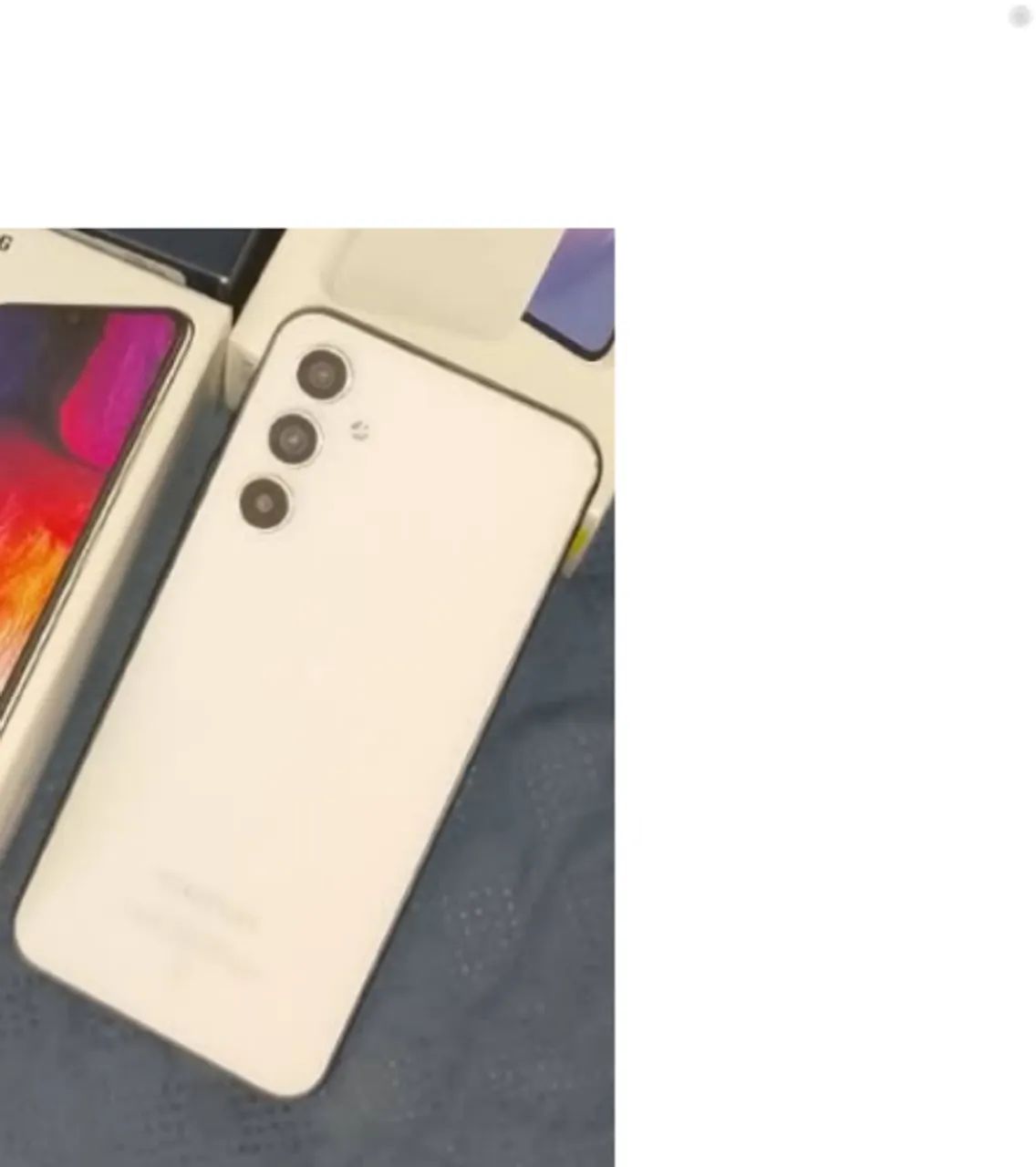 SUCATA GALAXY A54 5G 128GB  8GB RAM - BRANCO  - Foto 2