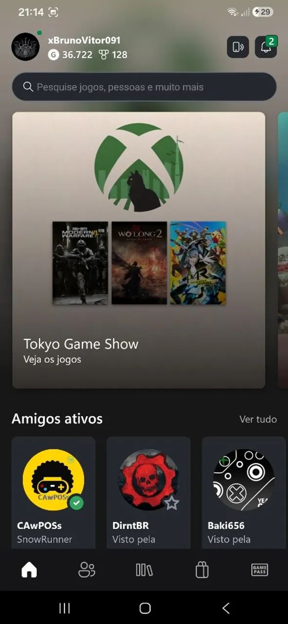 CONTA XBOX COM 8 JOGOS - Foto 2