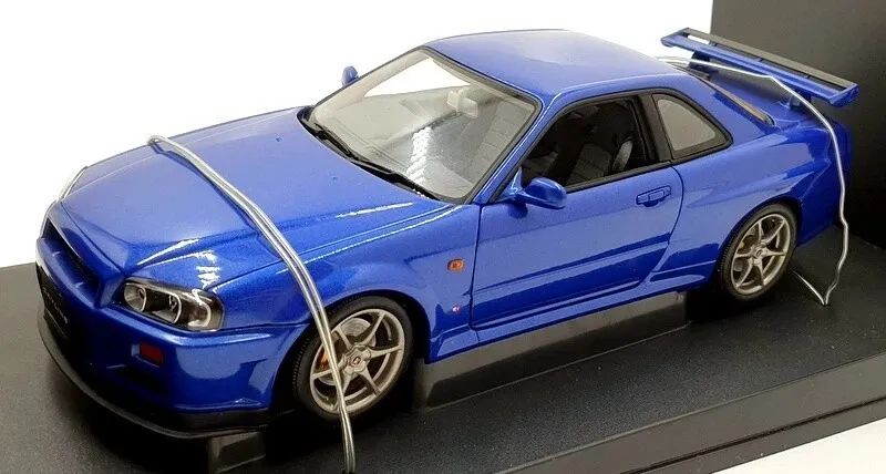 Nissan Skyline GTR R34 VSpec AutoArt 1/18 - Hobbies e coleções