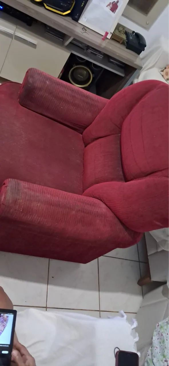 Poltrona - Vermelho - Foto 5