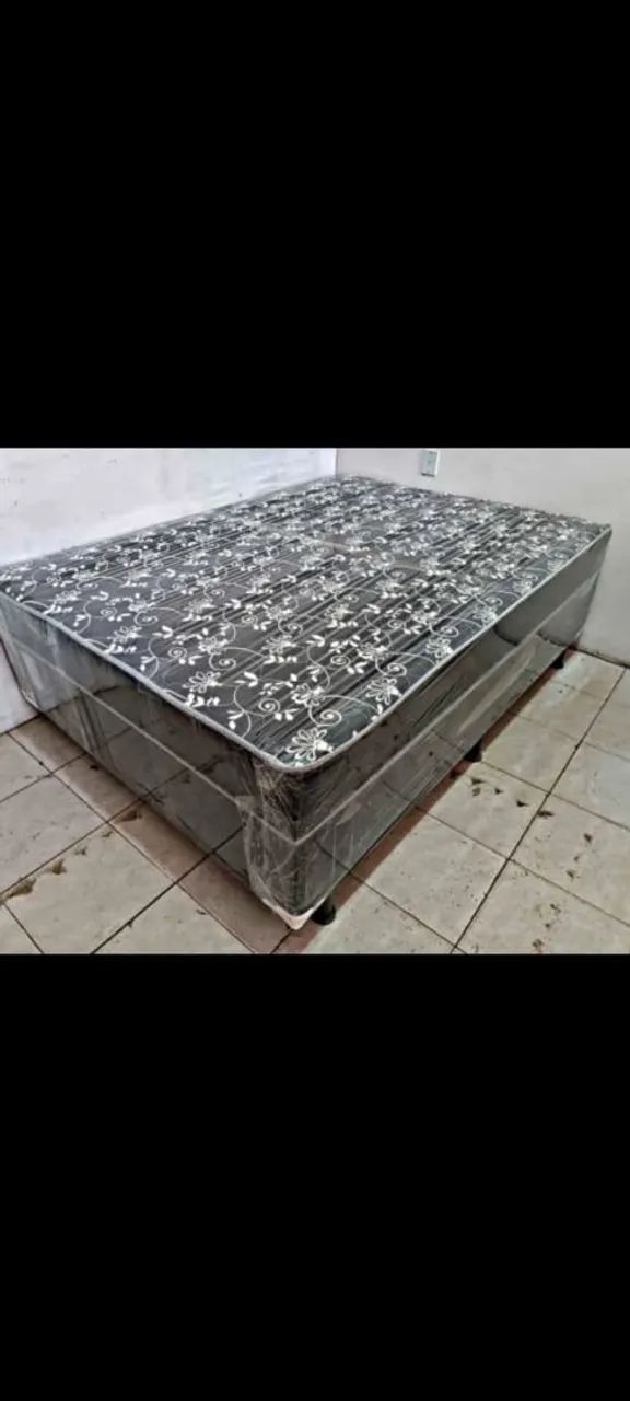 Camas box de casal com espuma (temos de mola) - Foto 2