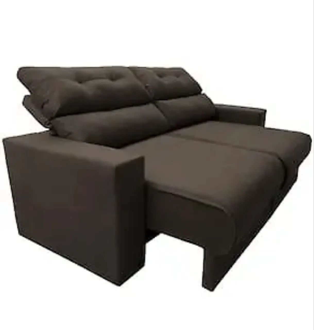Sofá 3 lugares - Café  - Foto 2