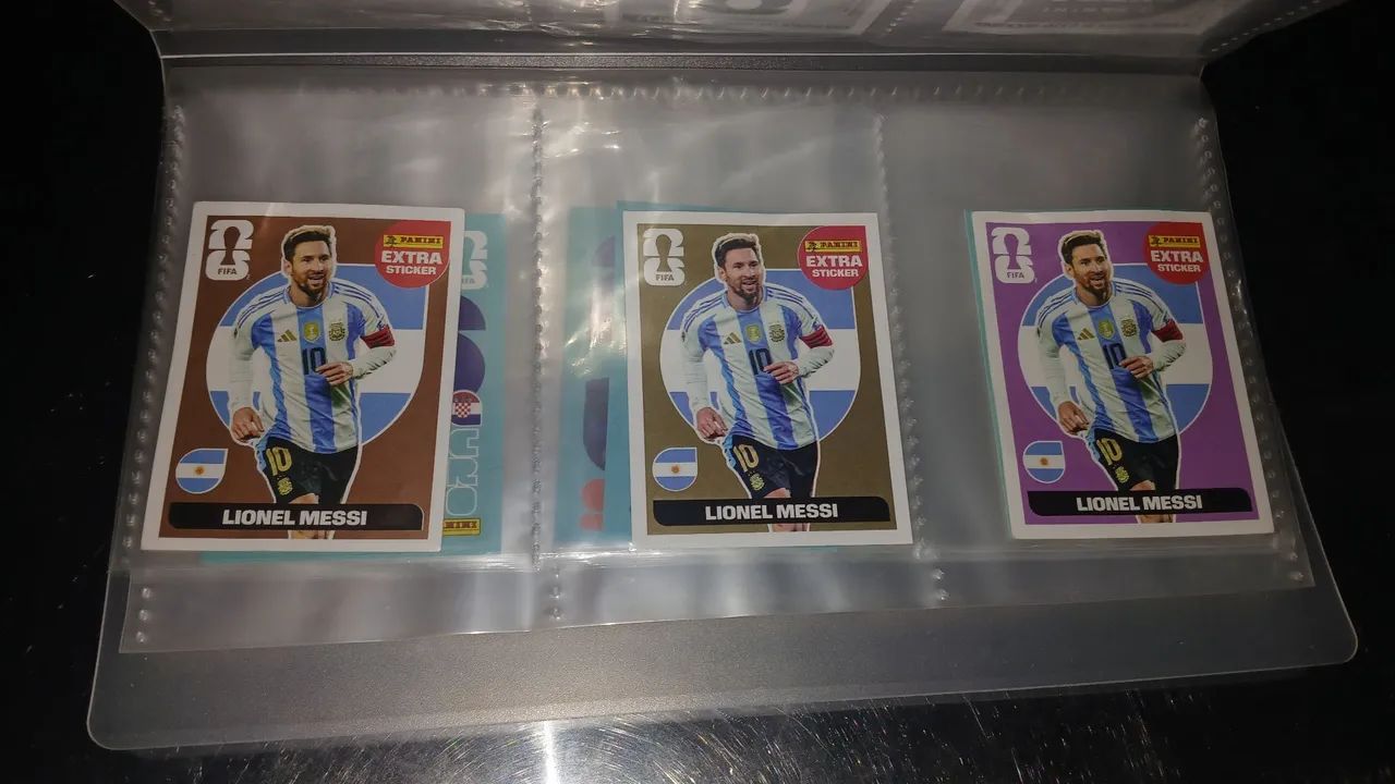 3 EXTRA STICKER MESSI