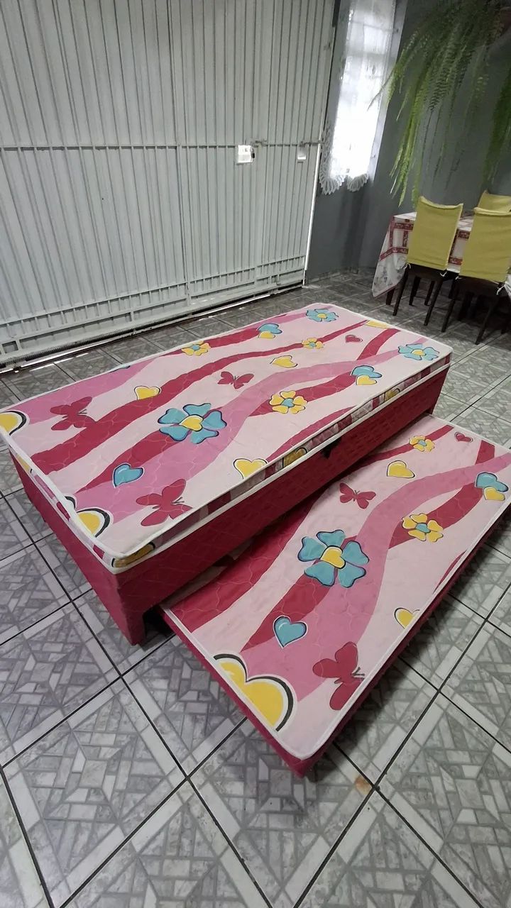 Colchão Box com Baú + Cama Auxiliar solteiro  - Foto 4