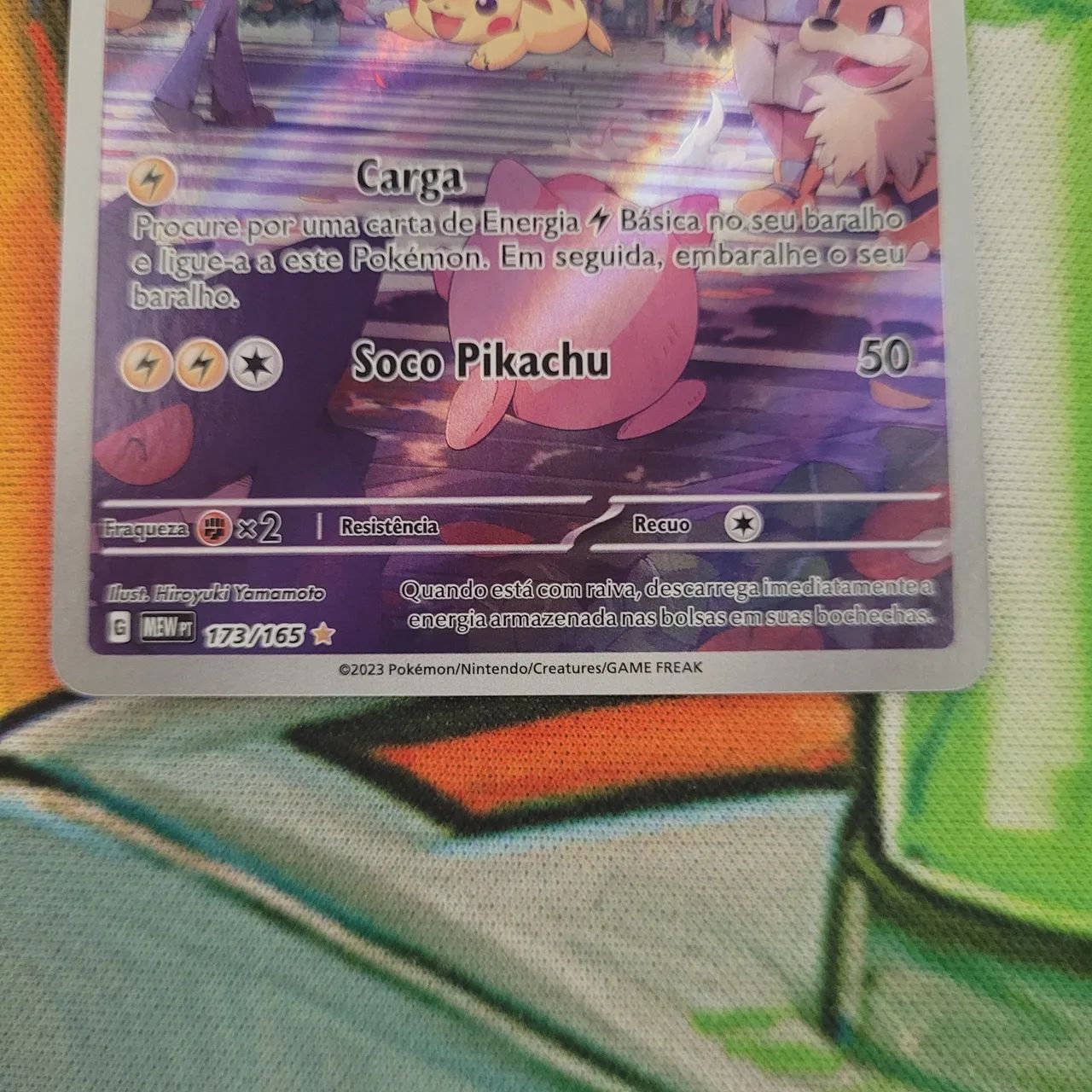  Carta pokémon - pikachu 151 (173/165) - Foto 3