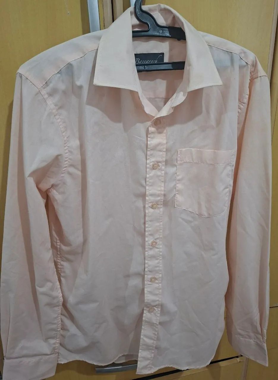 Camisa manga longa salmão