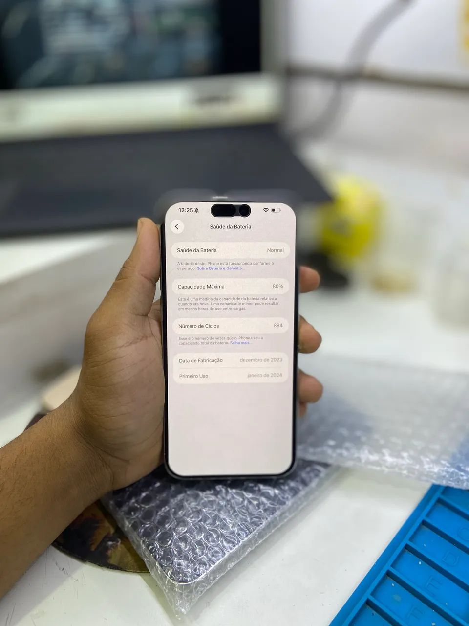 iPhone 15 pro Max branco 