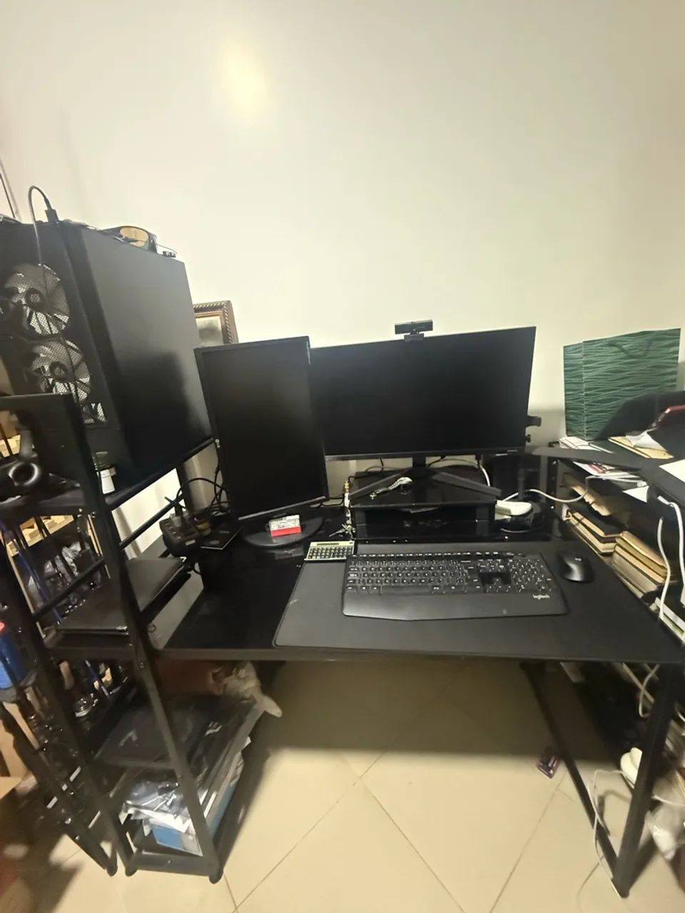 Mesa de escritório de vidro - Foto 4