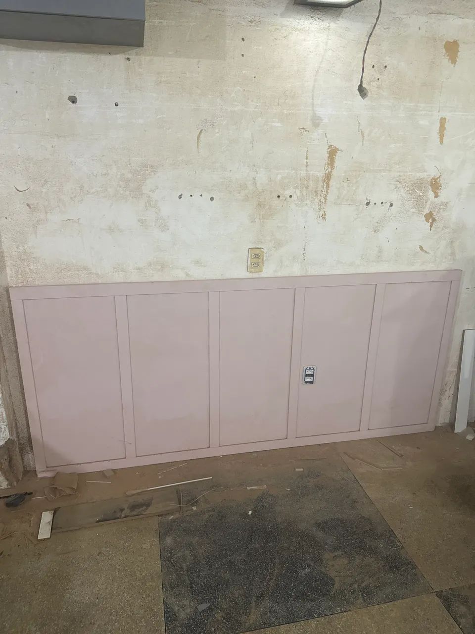 Painel rosa quarto