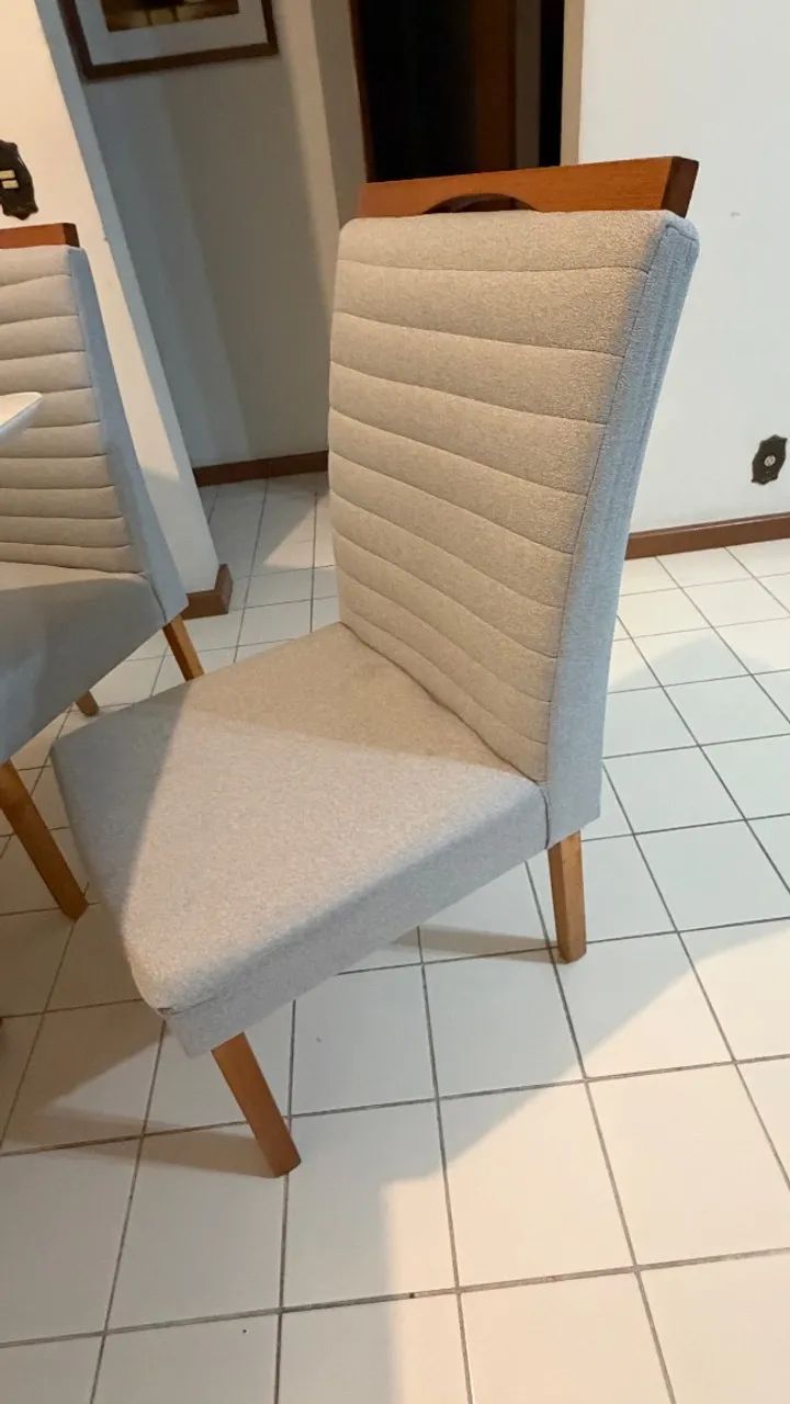Mesa de jantar moderna com 6 cadeiras - Foto 3