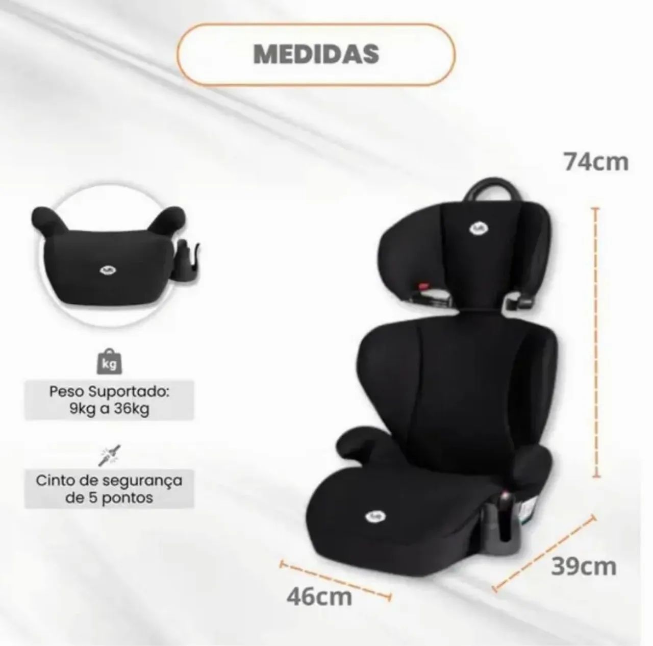 Cadeira infantil para carro Tutti Baby Delta - Foto 3