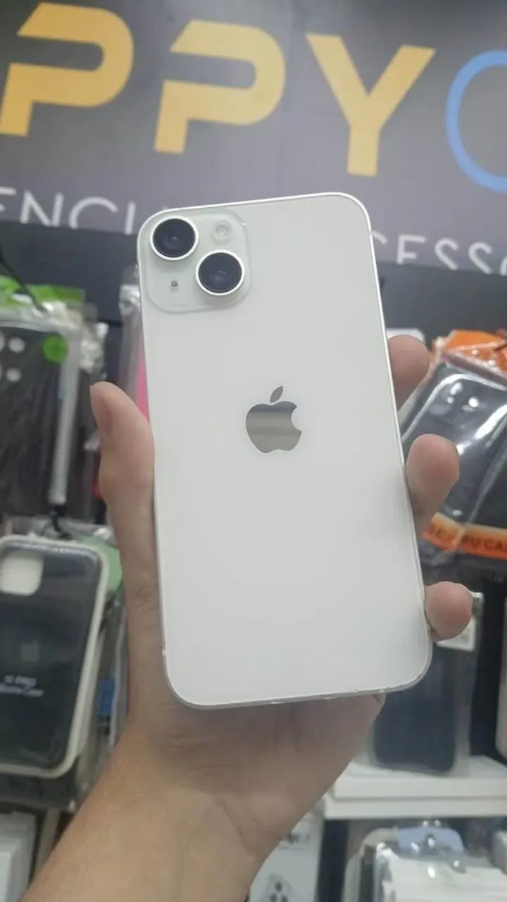 iPhone 14 branco 256gb todo original - Celulares e Smartphones
