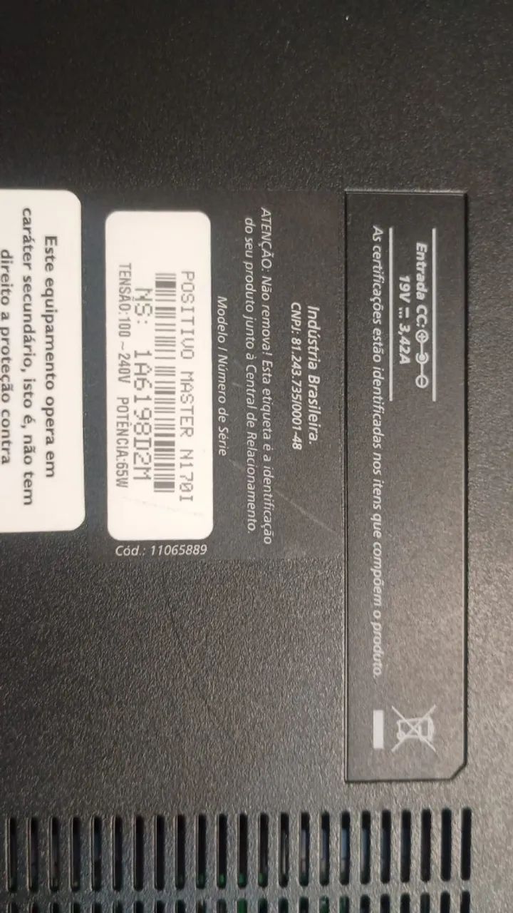 notebook positivo master n170i , hd 500, 4 gigas de memória 2x sem juros - Foto 5