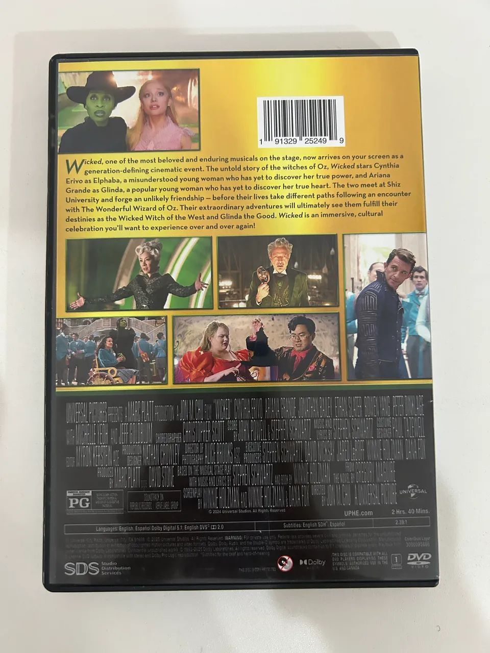 DVD Filme Wicked Ariana Grande ORIGINAL - Foto 2