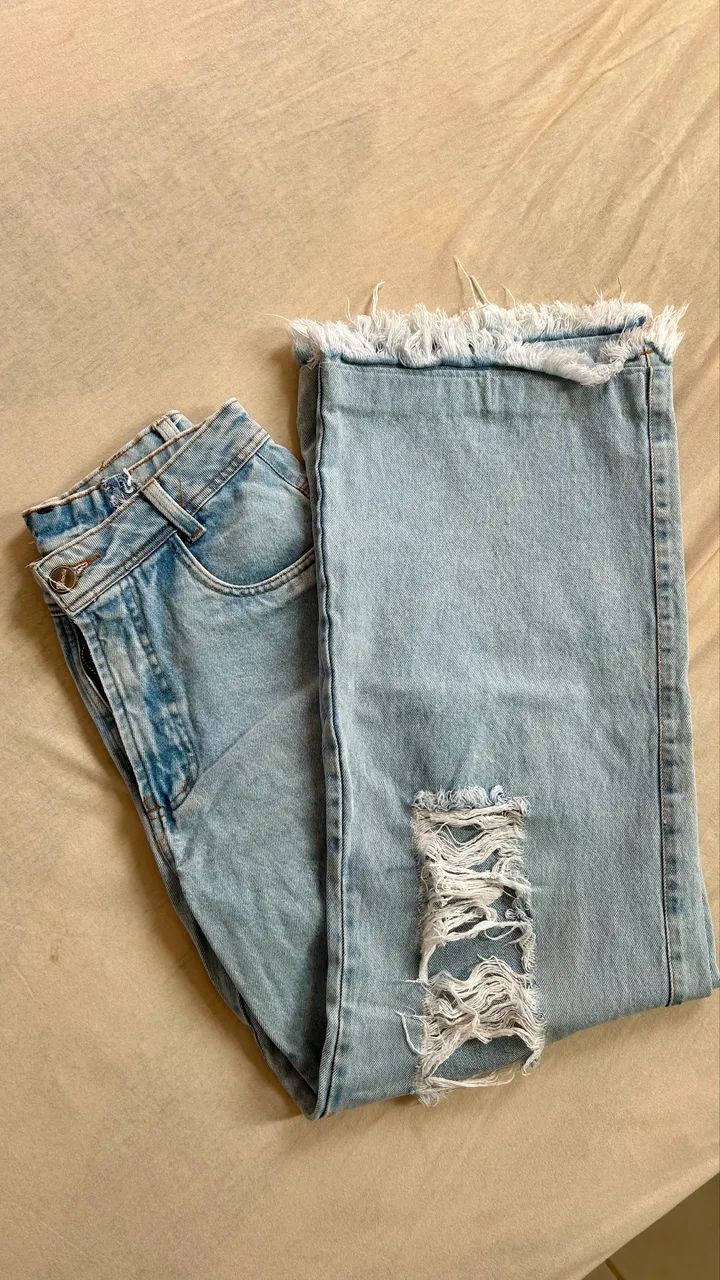 Calça Jeans - Wide Leg
