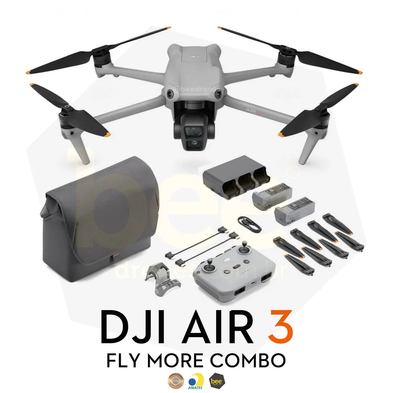 Drone DJI Air 3 kit fly more completo