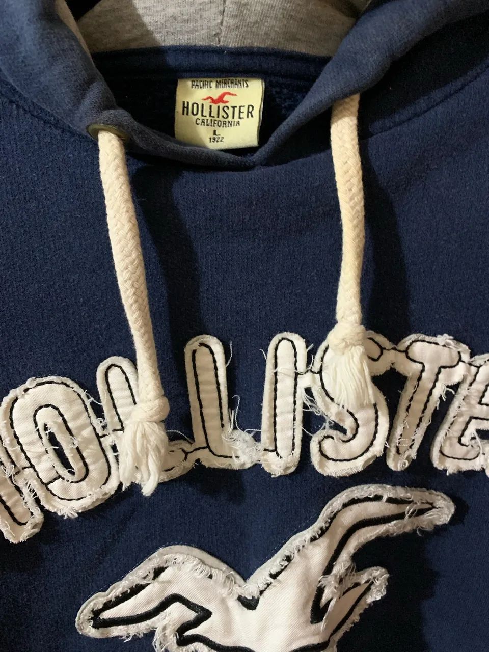 Blusa moleton hollister P com touca  - Foto 2