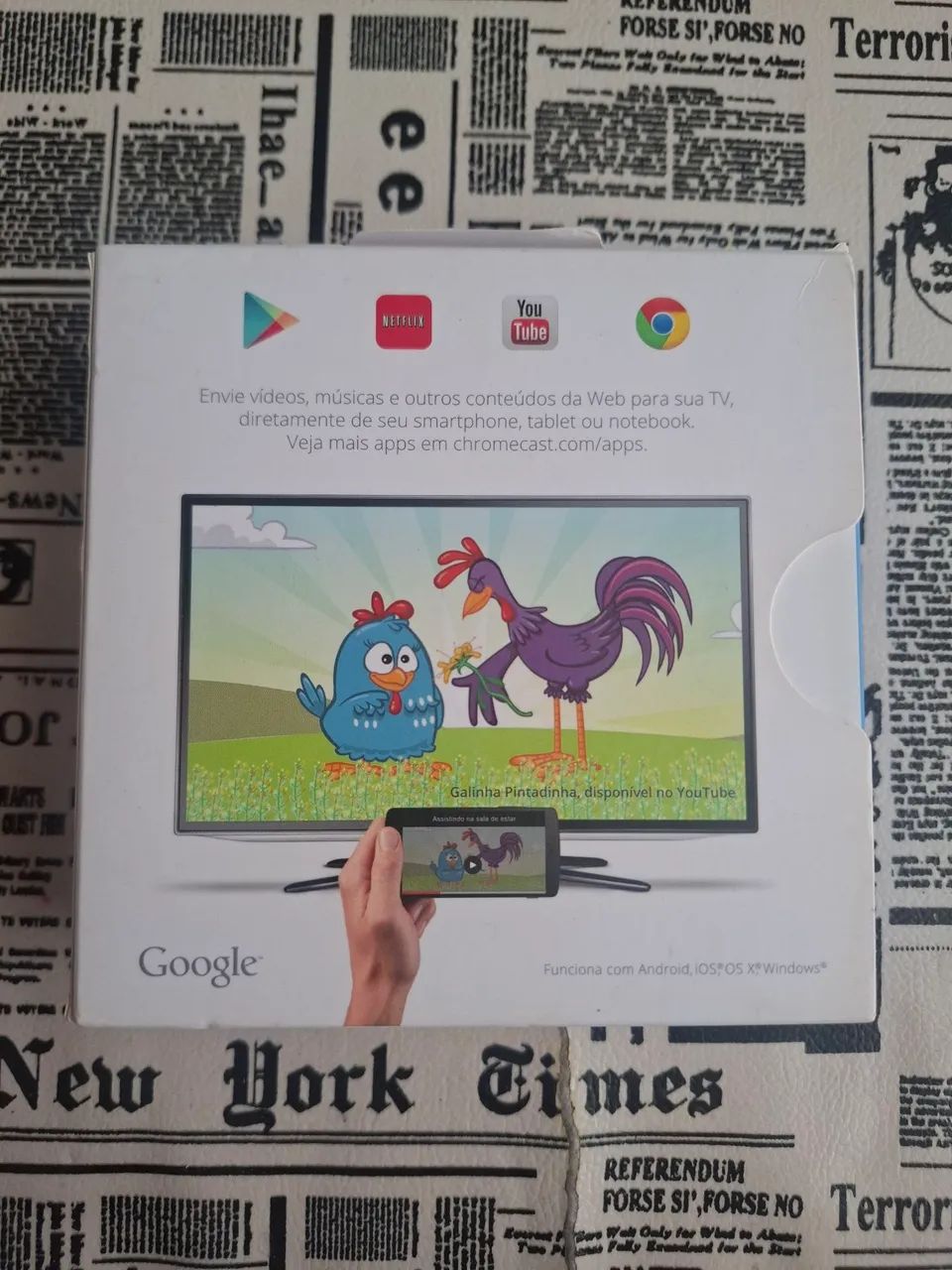 Google Chromecast 1ª Geração - Transforma TV em Smart - Foto 2