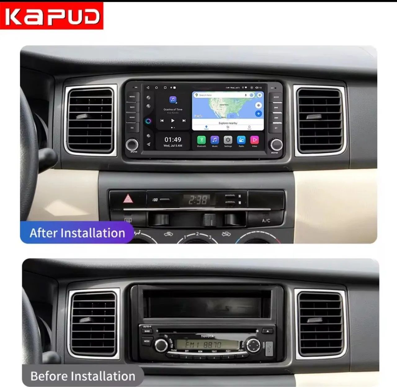 Multimídia Android Corolla 