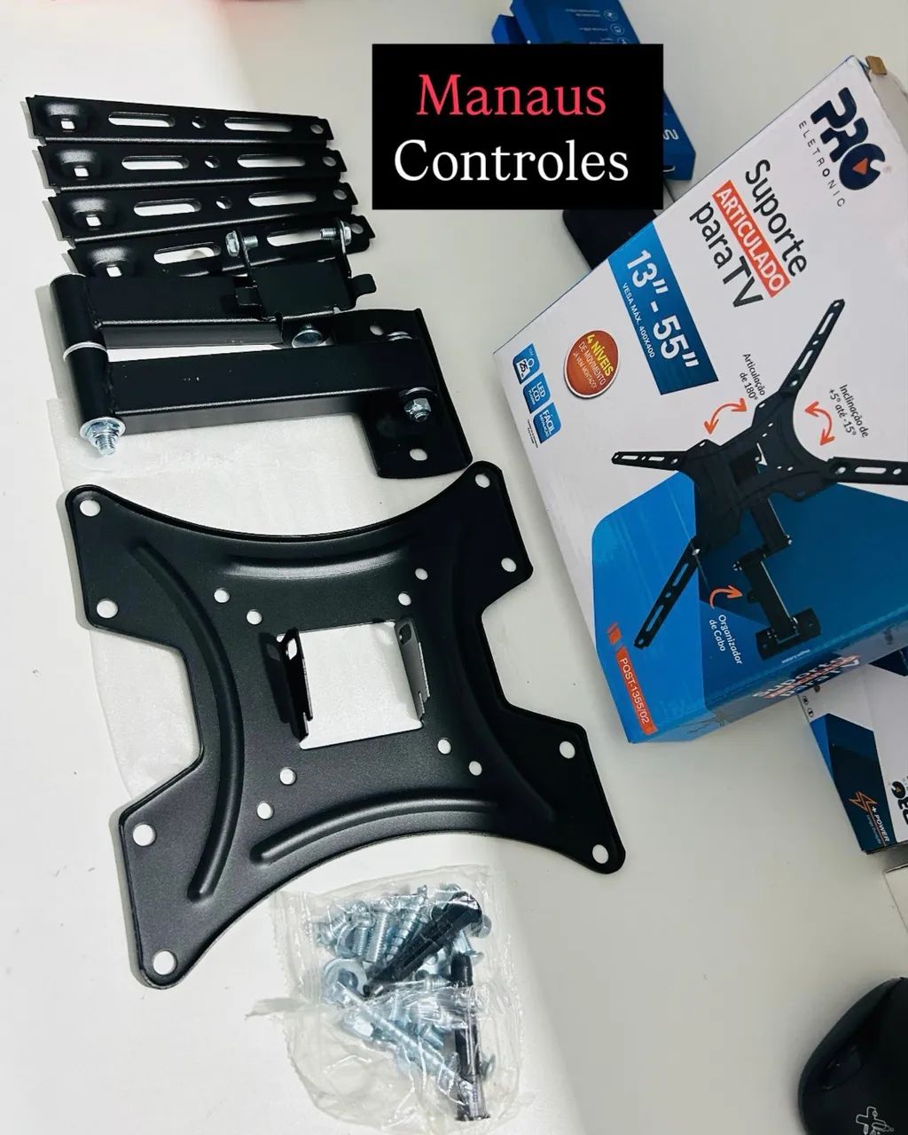 Suporte para Tv Articulado 4 movimentos - Máximo 55 Polegadas 