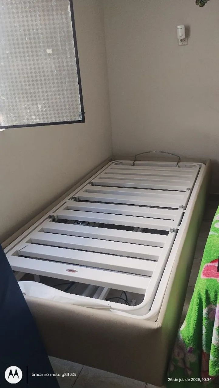 Cama hospitalar e colchão nova usada 2 vezes boa para o seu conforto  - Foto 6