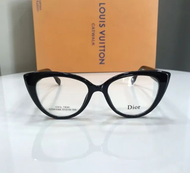 óculos armação de grau dior cat black  - Foto 2