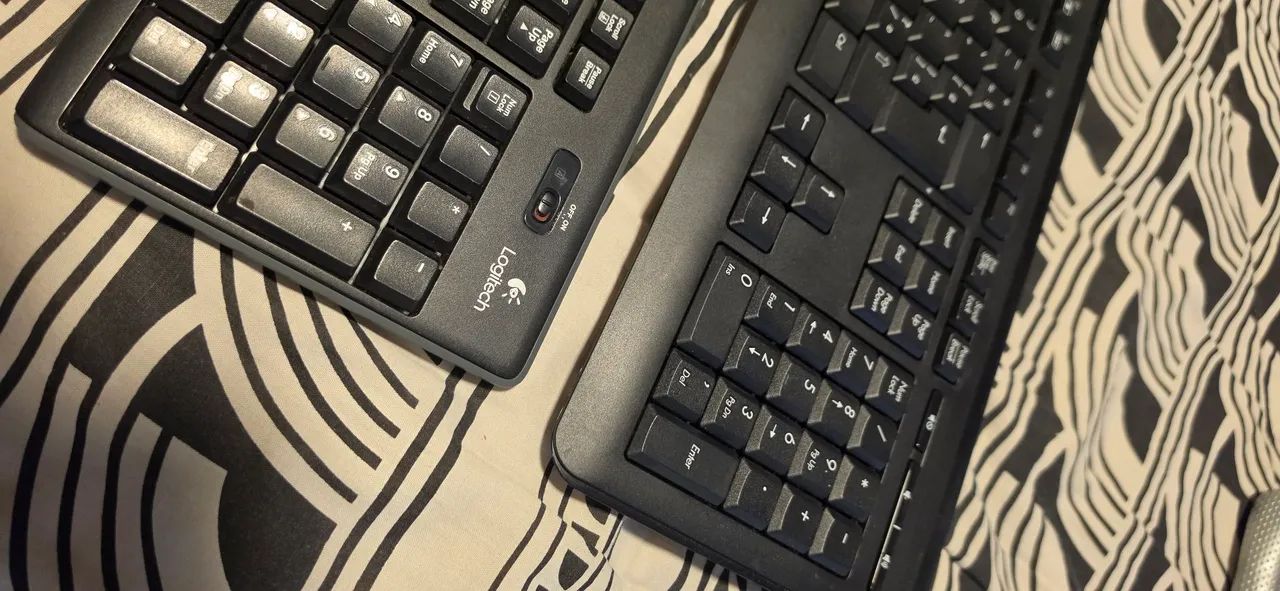 2 Teclados Bluetooth HP e Logitech sem USB - Foto 2