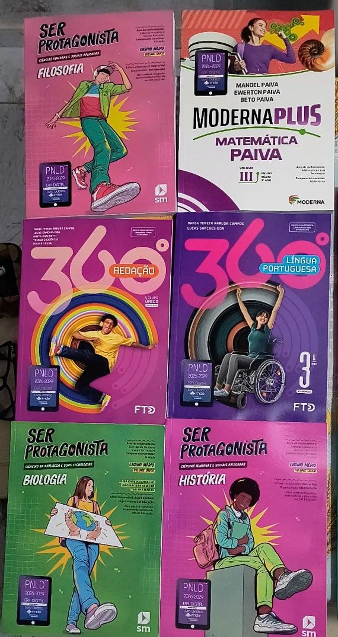 Kit de livros para ensino médio 12livros