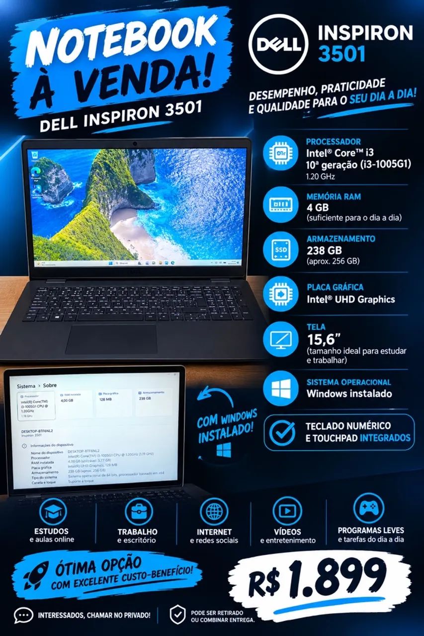 Notebook Dell 