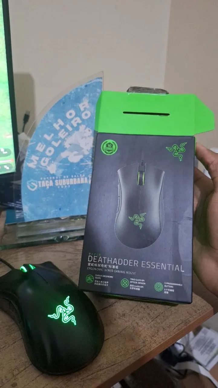 Venda-se razer deathadder essential - Foto 3