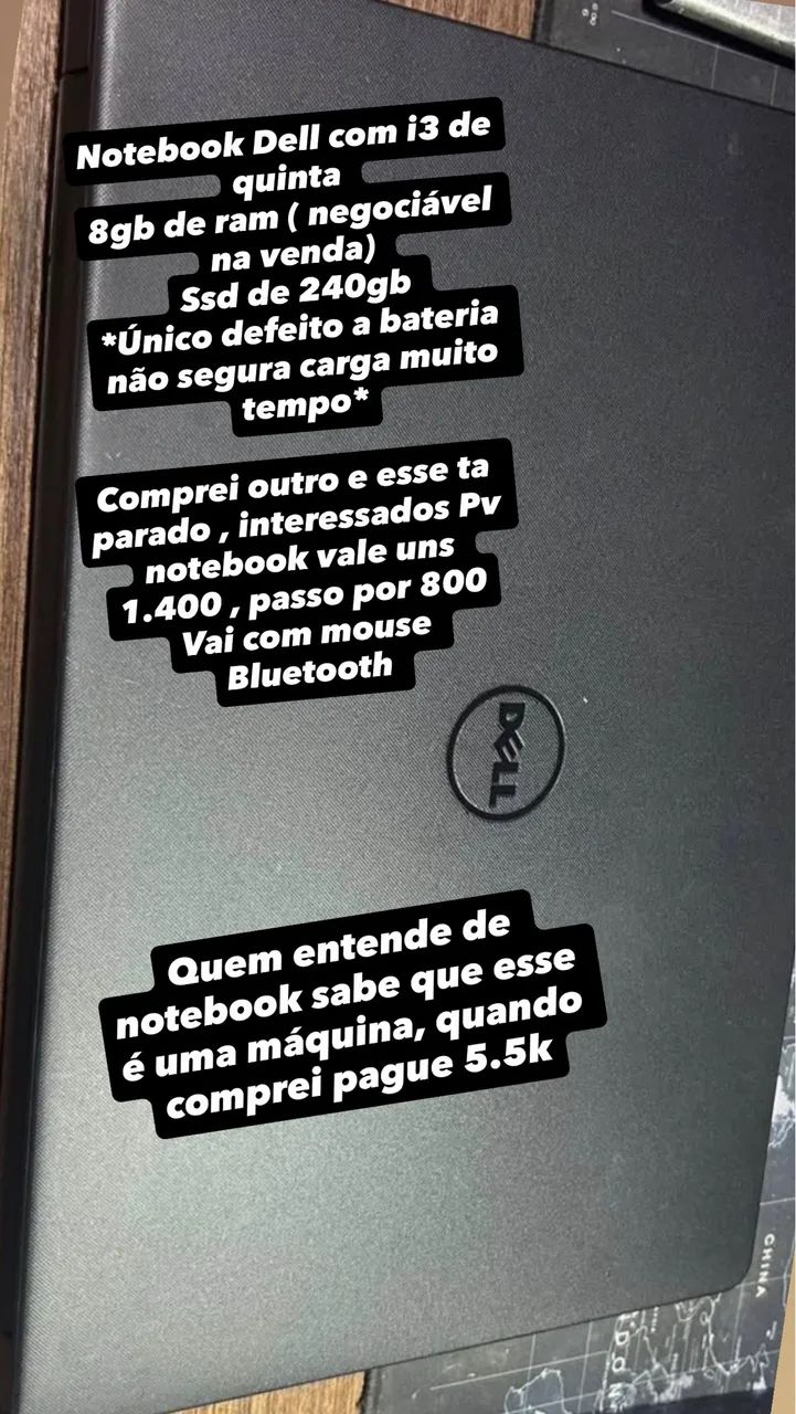Notebook Dell