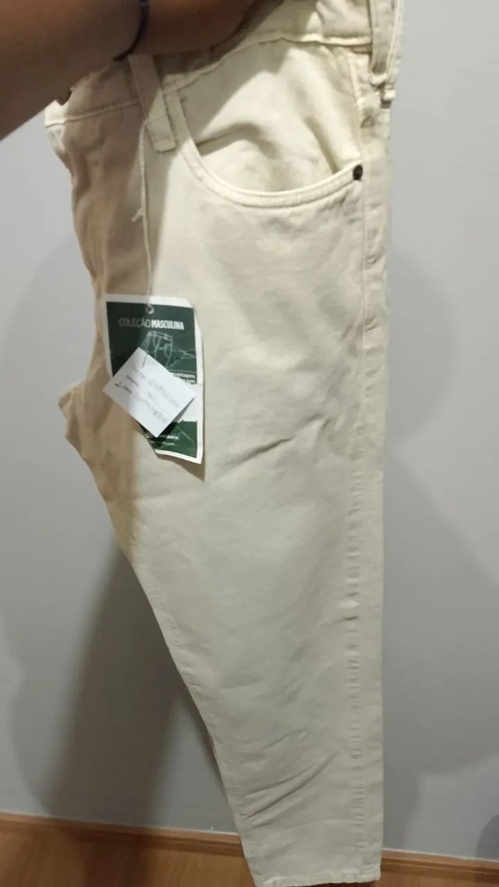 Calça bege  - Foto 3