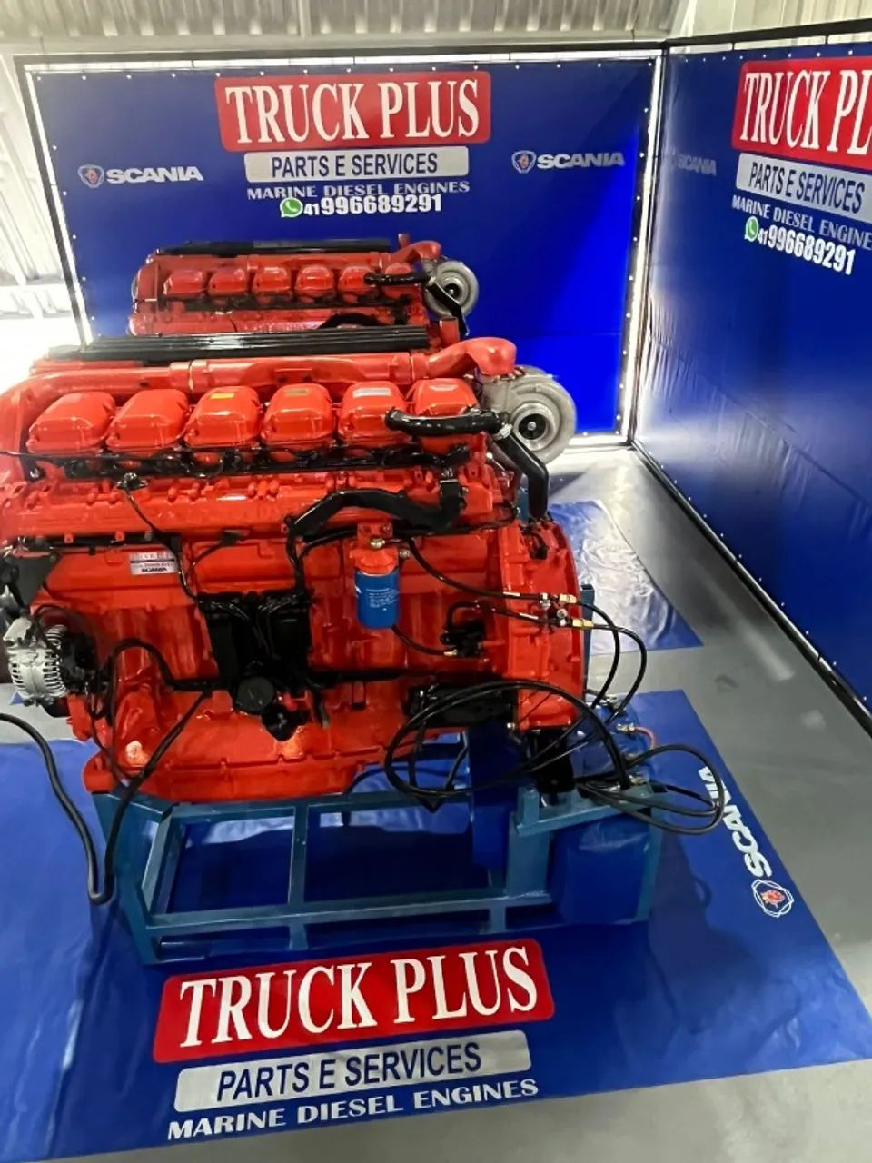 Motor Scania Maritimo DC13 Com 600 CV a base de troca - Foto 2