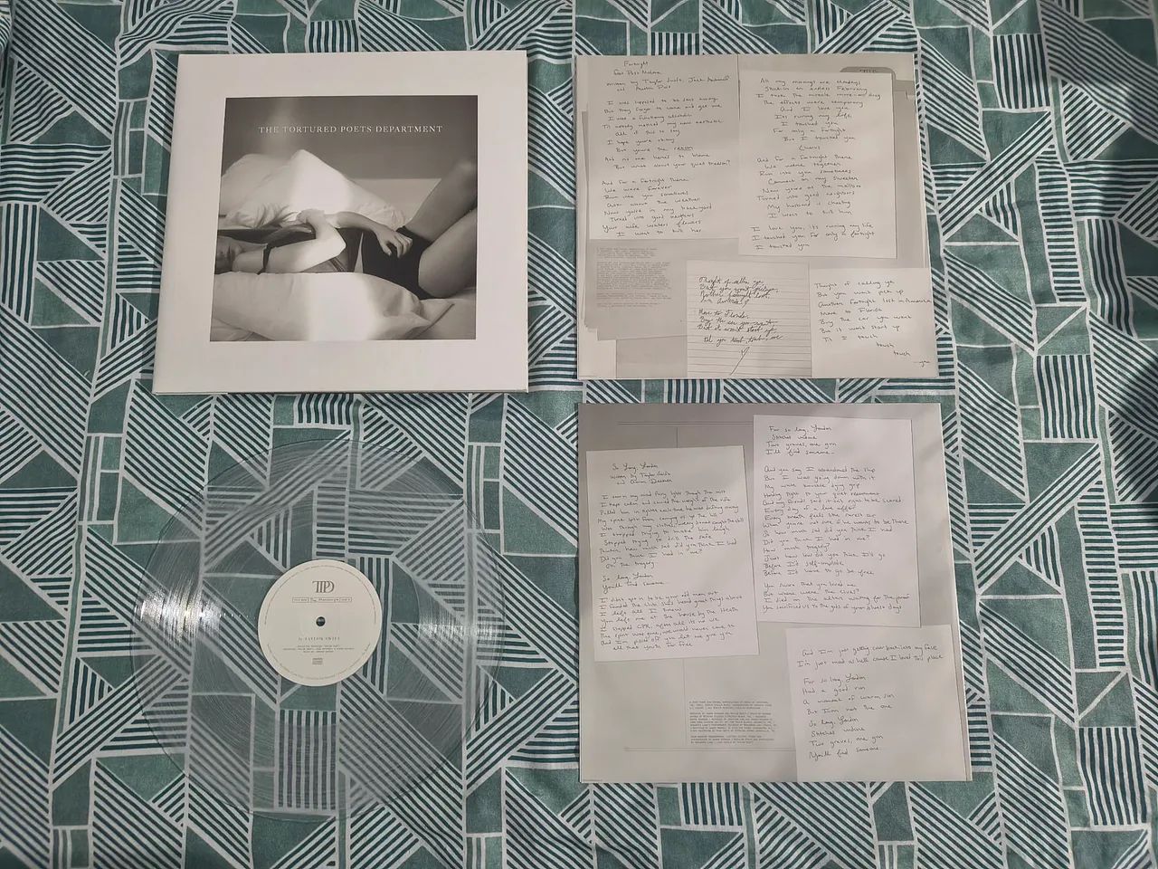 Vinil THE TORTURED POETS DEPARTMENT - Phantom Clear  - Foto 3