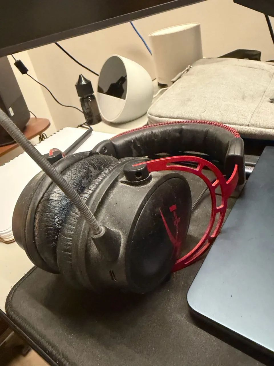 Headset HyperX Cloud Alpha Wireless - 300h de bateria, com caixa - Foto 3